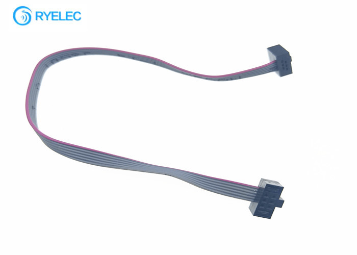 Double Row 1.27 mm Pitch Ribbon Cable , IDC 0.635mm Ribbon Connector Cable