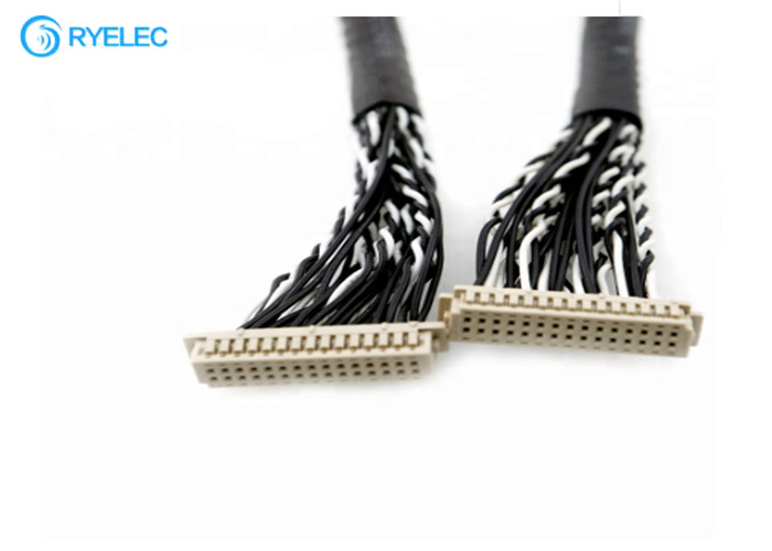 2*15 Pin Hirose LVDS Cable Assembly DF1330DS1.25C Connector With 1