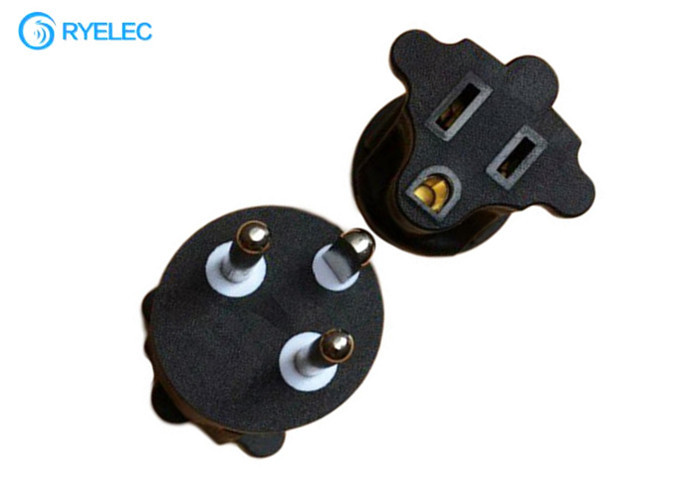 Danish Demark 16 Amp 250 Volt Ac 3 Pole Power Plug To Usa Nema Female