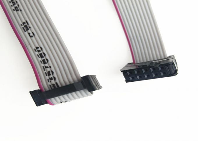 16 Pin Flat Ribbon Cable Assembly 2.0mm Pitch / Double Row IDC 2.0 ...