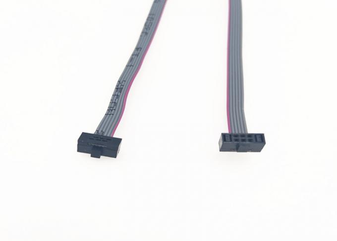 Double Row 1.27 mm Pitch Ribbon Cable , IDC 0.635mm Ribbon Connector Cable