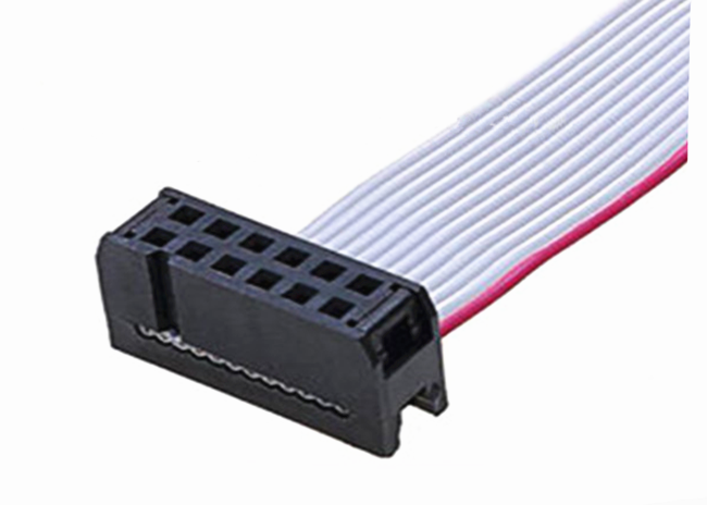 2x6P IDC To 15P HDB Male Idc Connector Computer Ribbon Cable , Flexible ...