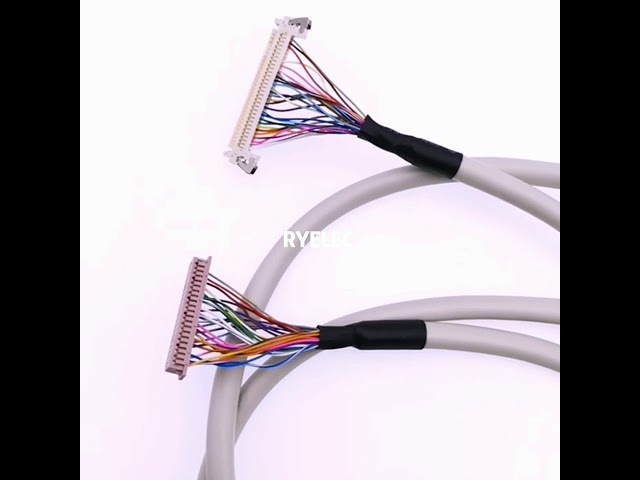 30pin Jae Fi-X30hl To 40pin Hrs Df13-40p 20276 30v Shield Lvds Cable For LCD Screen Panel