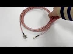 N Socket To Mcx Plug Right Angle Gold Plated Rf Coaxial Cable Assembly