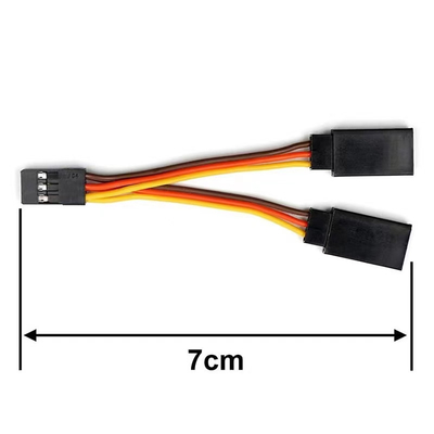 Servo Y Splitter Cable Wire Harness 7cm 6pin With Futaba Jr Plug supplier