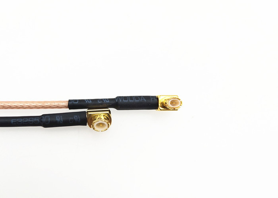 bulkhead sma female to right angle mcx male connector split rf rg316 pigtail cable supplier
