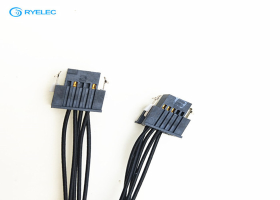 10pin Samtec SFSD-05-28-H-10.00-SR to jst GH 1.25mm pitch 5pin 250mm wire harness supplier