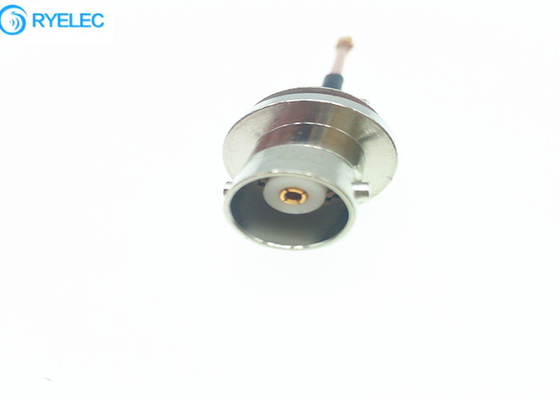 RF cable assembly waterproof IP67 BNC female rear bulkhead to IPX UFL RG178  cable supplier