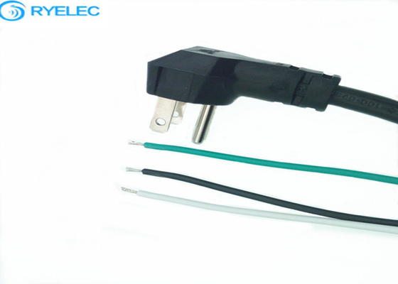 US 3 Pin Plug 220V AC Power Cable With Stripped Tinned End AC Power Cord Type supplier