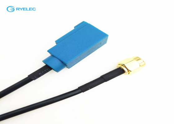 FAKRA Z waterblue jack connector to SMA male extension cable neutral coding supplier