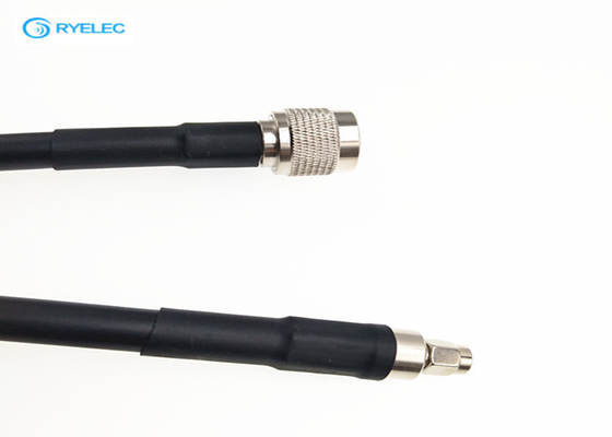 Male To Male RF Coaxial Cable Assemblies , Nickel / Gold Antenna Coaxial Cable supplier