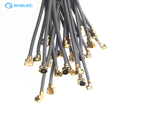 Gold  / Nickel Plating 1.13mm RF Coaxial Cable FME To UFL Connector Available supplier