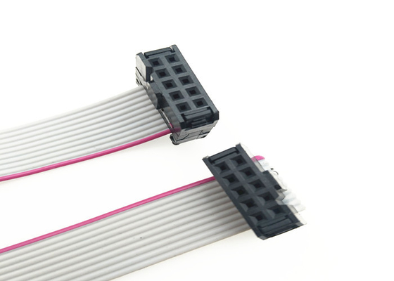 16 Pin Flat Ribbon Cable Assembly 2.0mm Pitch / Double Row IDC 2.0 Connector supplier