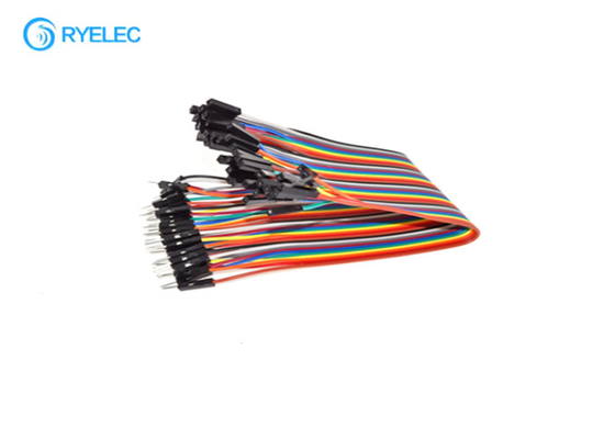 20cm Male To Female Flat Ribbon Cable Assembly 2.54mm Pitch 1P-1P 40 Pin supplier