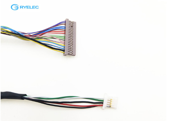 Molex Connetor Flexible Flat Cable , 40 Pin Electronic LVDS Flex Cable supplier