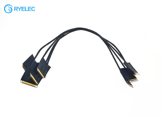 40 Pin Electronic LVDS Cable Assembly For Advertising Machine IPEX Housing Available supplier
