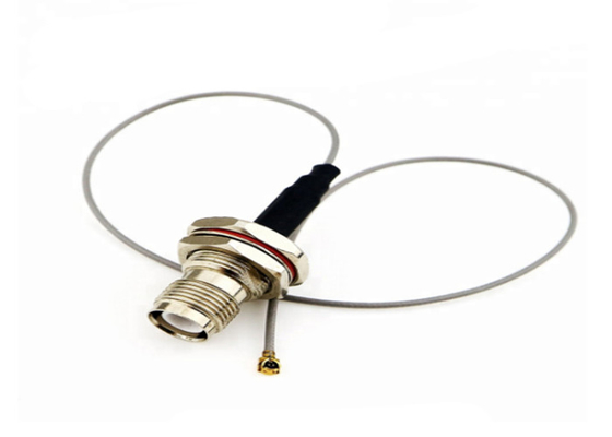 1.13mm Coaxial RF Cable Assemblies For RF Device TNC Male MHF Connector Founded supplier