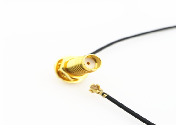 IPEX To SMA Flexible Coaxial Cable , Double Shielding Micro Coaxial Cable supplier