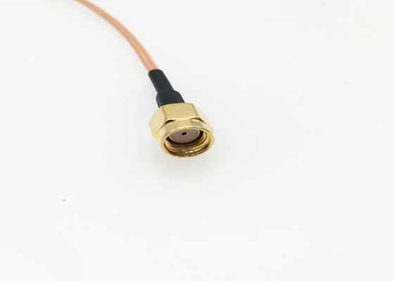 Waterproof SMA To SMA Cable Fixing Thread And Seal O Ring To SMA RP Male supplier