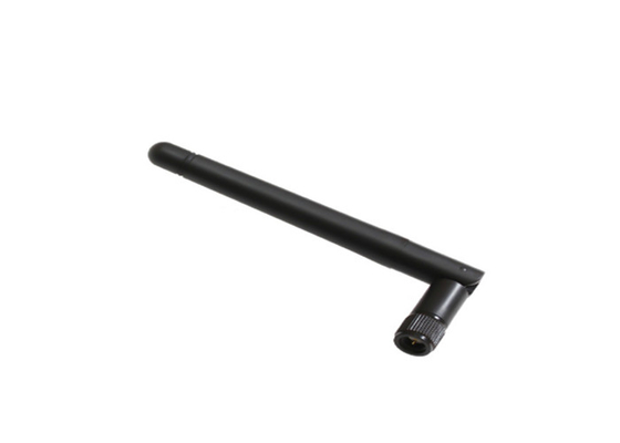Black 2.5dbi Flexible 433 MHZ Antenna With SMA Male Connector Rubber Housing supplier