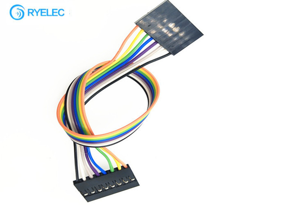 2.54mm Pitch Custom Wire Harness , Electrical Wiring Harness 8 Pin Female To Female For Printer supplier