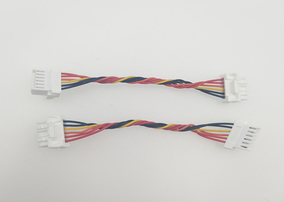 Both Ends 6 Pin Custom Made Wiring Harness Molex 502439-0600 26 Awg Twisted Cable supplier