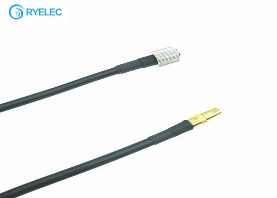 M10x0.75 Connector RF Cable Assemblies Female To Straight Golden Plated Smb Female Pigtail Coaxial Cable supplier
