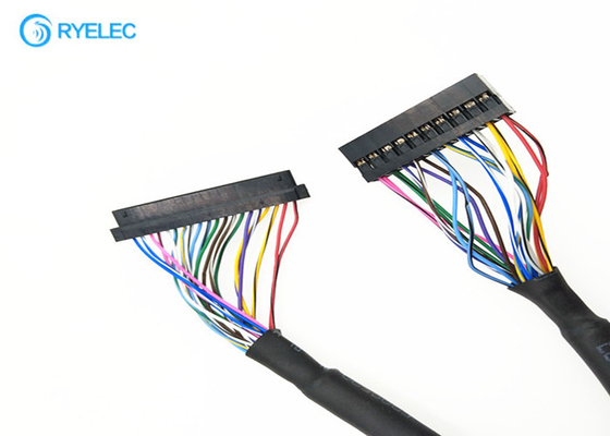 Dupont 2.0 2 Rows 2*10 Pin Lvds Cable JAE FI-S20S Female 20 Pin Pbt Gf30 For Electrical supplier