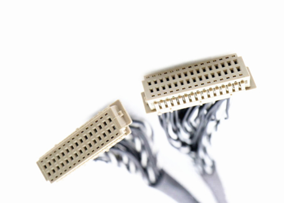 2*15 Pin Hirose LVDS Cable Assembly DF13-30DS-1.25C Connector With 1.25mm Pitch supplier