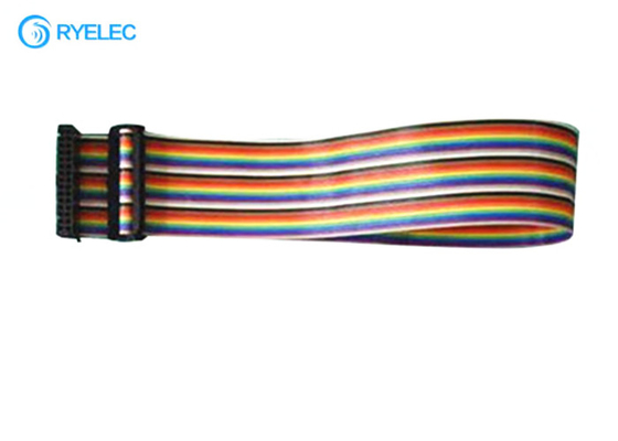 UL20012 28AWG Rainbow Ribbon Cable 30 Pin IDC 2.54*2.54 TO 30 Pin IDC 2.54*2.54 Pitch supplier