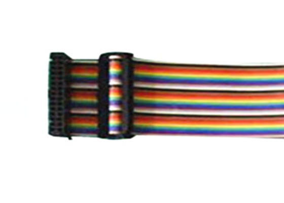 UL20012 28AWG Rainbow Ribbon Cable 30 Pin IDC 2.54*2.54 TO 30 Pin IDC 2.54*2.54 Pitch supplier
