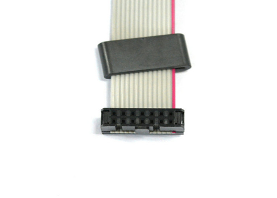 2.54 Pitch IDC DIP 14 Pin Flat Ribbon Cable Assembly Male To Female FC Connector supplier