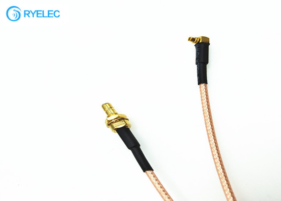 RG316/ U RF Cable Assemblies , Coaxial Cable Assemblies Mmcx To Smb Connector supplier