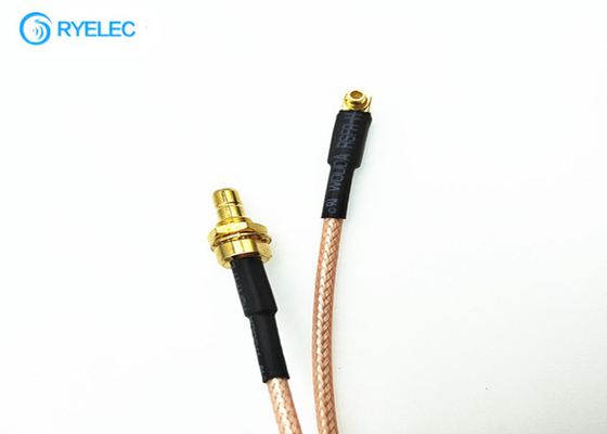 RG316/ U RF Cable Assemblies , Coaxial Cable Assemblies Mmcx To Smb Connector supplier