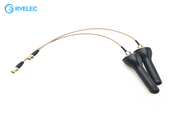 Screw Hole Mount 4G LTE Antenna Black Explosion Proof Antenna For Industrial Control System supplier