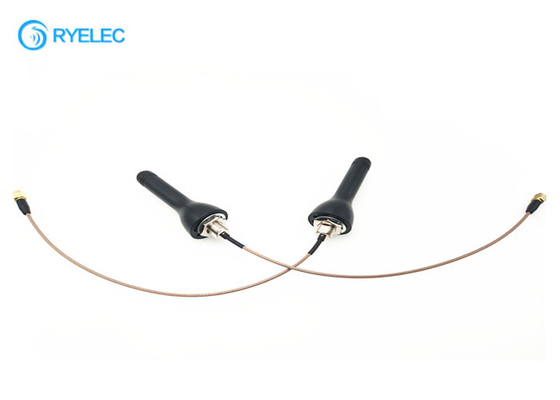 Screw Hole Mount 4G LTE Antenna Black Explosion Proof Antenna For Industrial Control System supplier