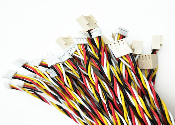 Twisted Electronic Wiring Harness Jst Ph2.0 4pin Female To Molex 22011042/5051-04 4 Pin Female supplier