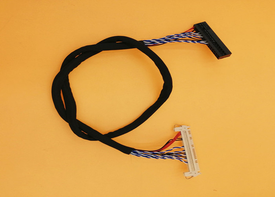 UL1571 28AWG Lvds Display Cable 30 Pin 1.0mm To Dupont 2*15 Pin Connector 2.0mm supplier