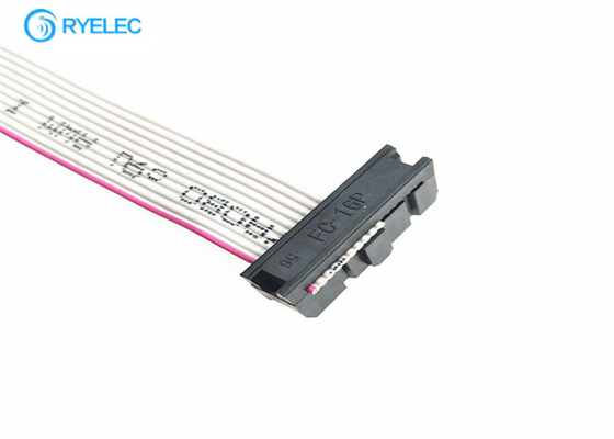 2x8 Pin Fc -16p To Fc -10p Idc Ribbon Cable Female To Female Copper Flat Ribbon Cable supplier