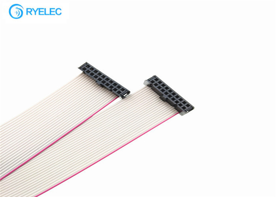 FC -20 Pin 2.0mm Pitch 2*10P Flat Ribbon Cable Assembly With Double Row IDC Female supplier