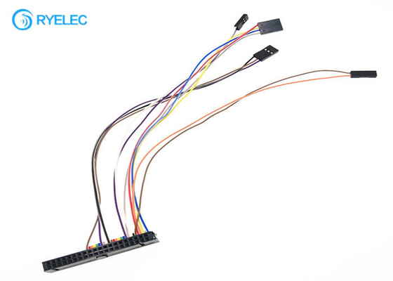 2.54mm Pitch Ribbon Cable Assemblies , Crimping / Pressing Electrical Wiring Harness supplier