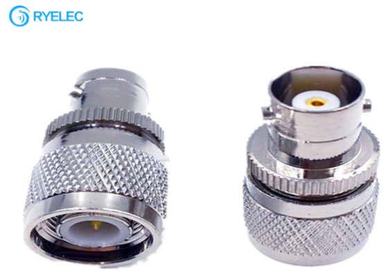 Nickel Plated 50ohm Tnc Male To Bnc Female Jack Straight Rf Coaxial Adapter supplier