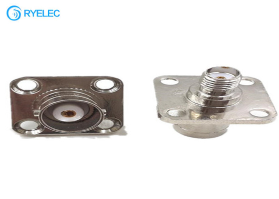 Bnc Q9 Female Connector With Flange Mounting Plate To Sma Female Rf All-Copper Adapter supplier