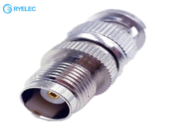 Nickel Plating Connector 50ohm Tnc Female Jack To Bnc Male Plug Straight Rf Adapter supplier