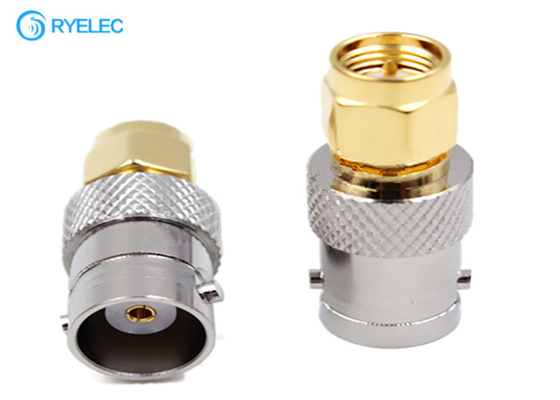 Bnc Male To Sma Male 50ohm Rf Adapter Straight Connector For Antenna supplier