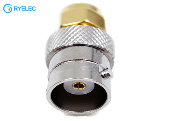 Bnc Male To Sma Male 50ohm Rf Adapter Straight Connector For Antenna supplier