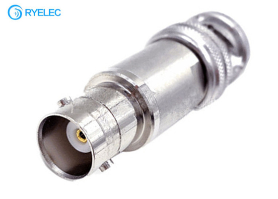 Plating Bnc Male To Bnc Female Test Rf Three Coaxial Straight Adapter supplier