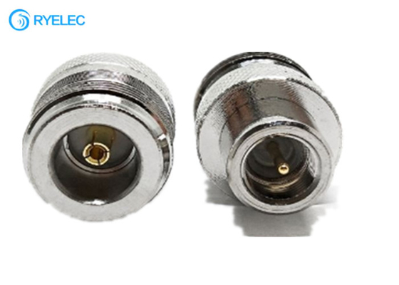 Nickel Plated RF Antenna Connector For Phone Booster N Jack Female To FME Male Plug Type supplier