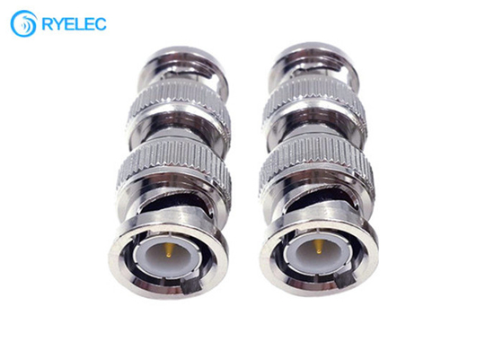 Straight Bnc Male To Bnc Male Coaxial Rf Metal Material Male Adapter supplier