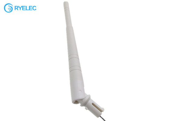 Foldable Wireless 5dbi Router External Rubber Duck 2.4g 3g 4g Antenna With 1.13mm Cable supplier